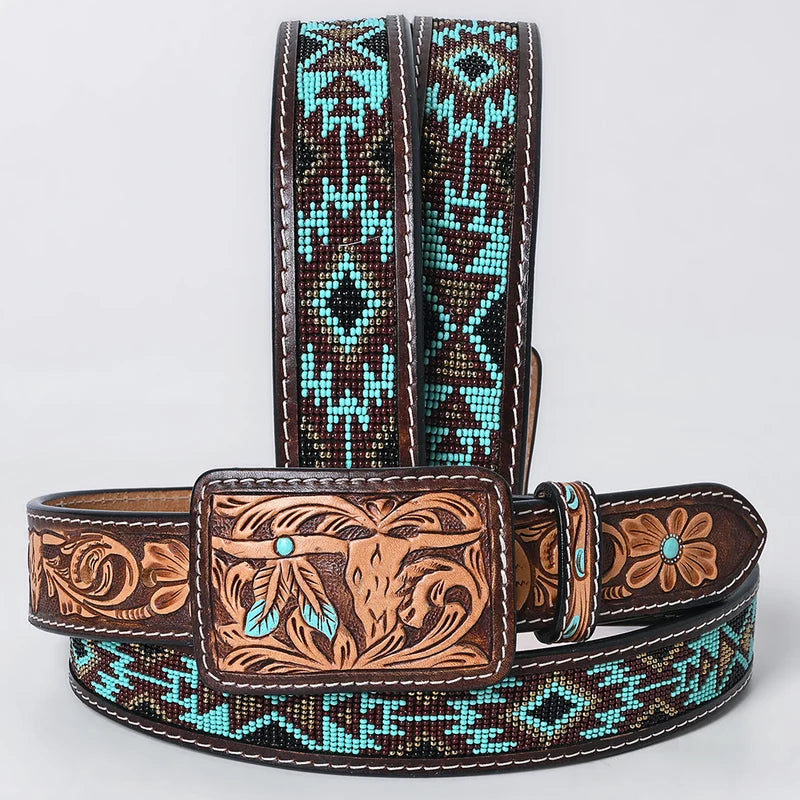 Turquoise Beaded Belt