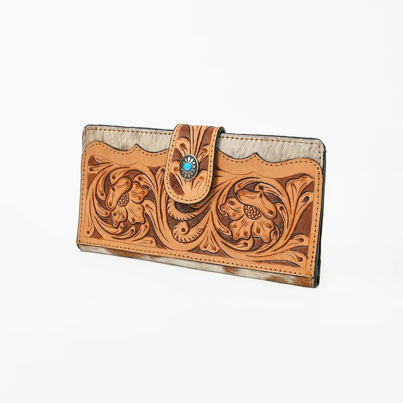 American Darling Hair on Hide Wallet