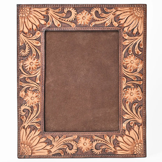 Tooled Leather Photo Frame
