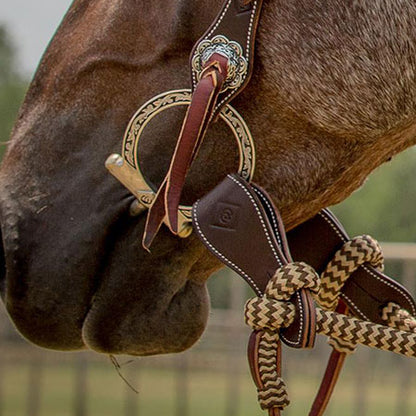 Havana Bridle Set with Brown Navajo Sport Reins
